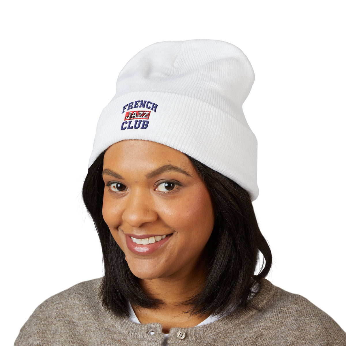 Embroidered Member Logo Cuffed Beanie