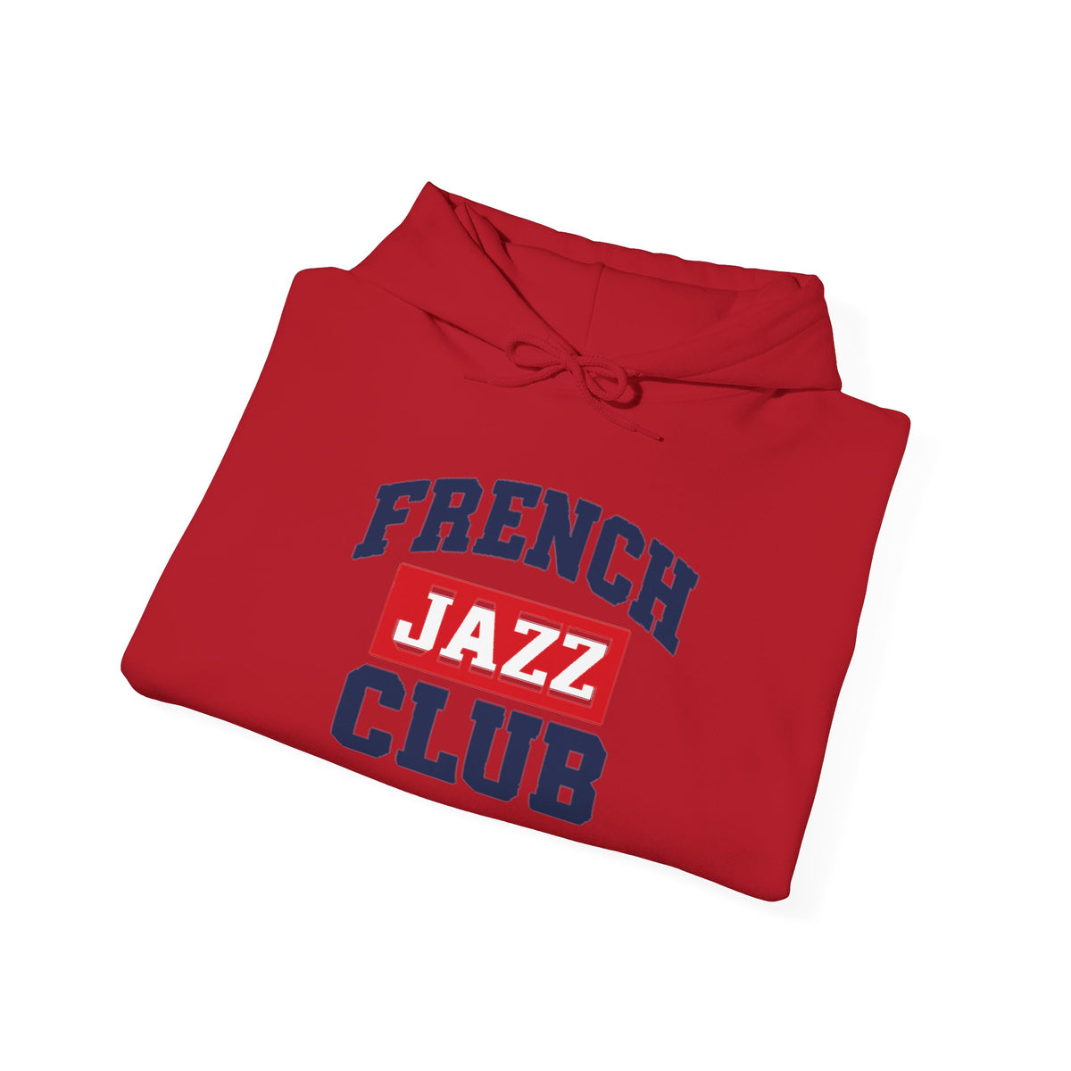 French Jazz Club Hoodie | Retro Collegiate Music Logo