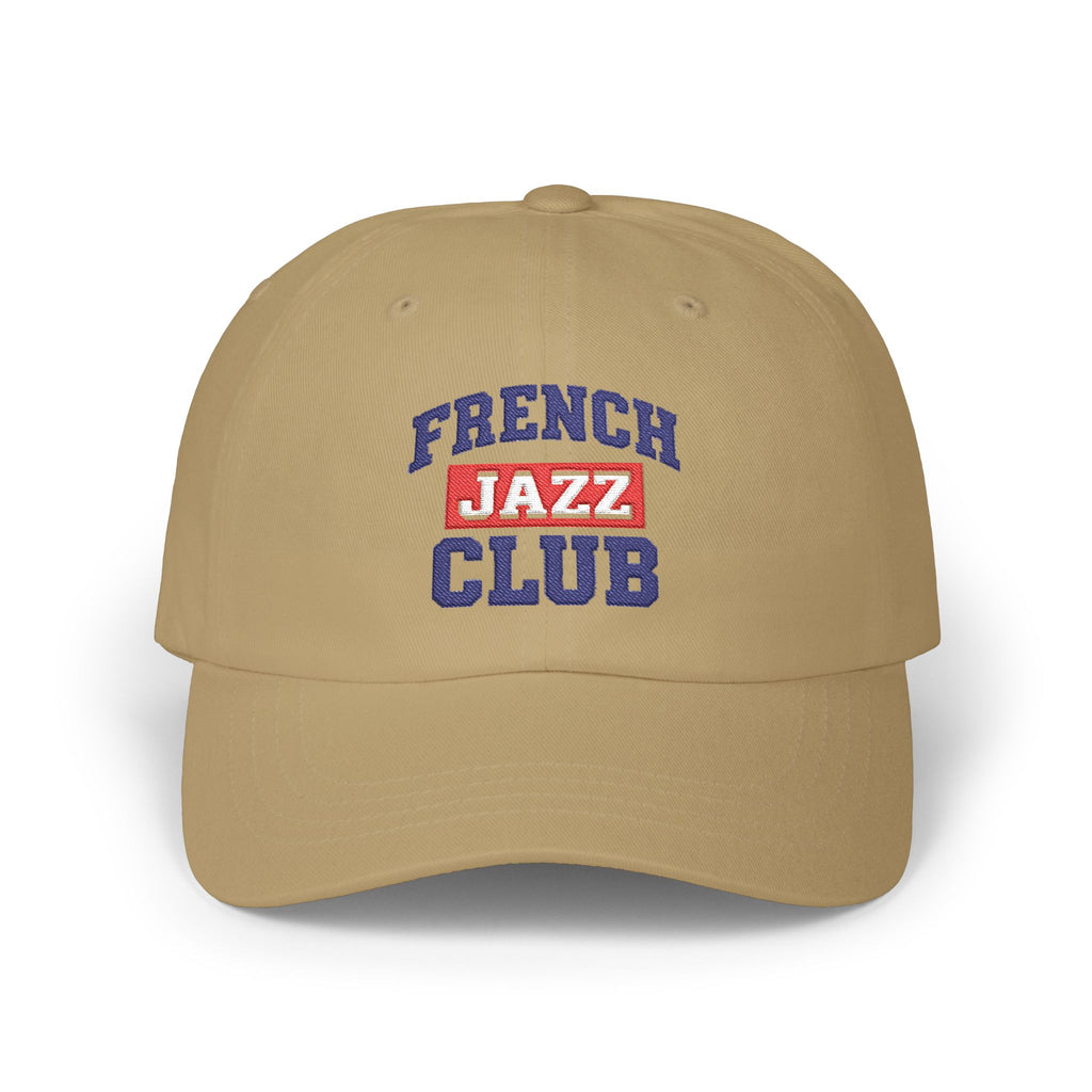 French Jazz Club Dad Cap | Embroidered Vintage Script