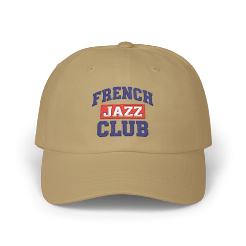 French Jazz Club Dad Cap | Embroidered Vintage Script