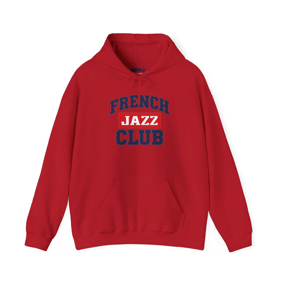 French Jazz Club Hoodie | Retro Collegiate Music Logo