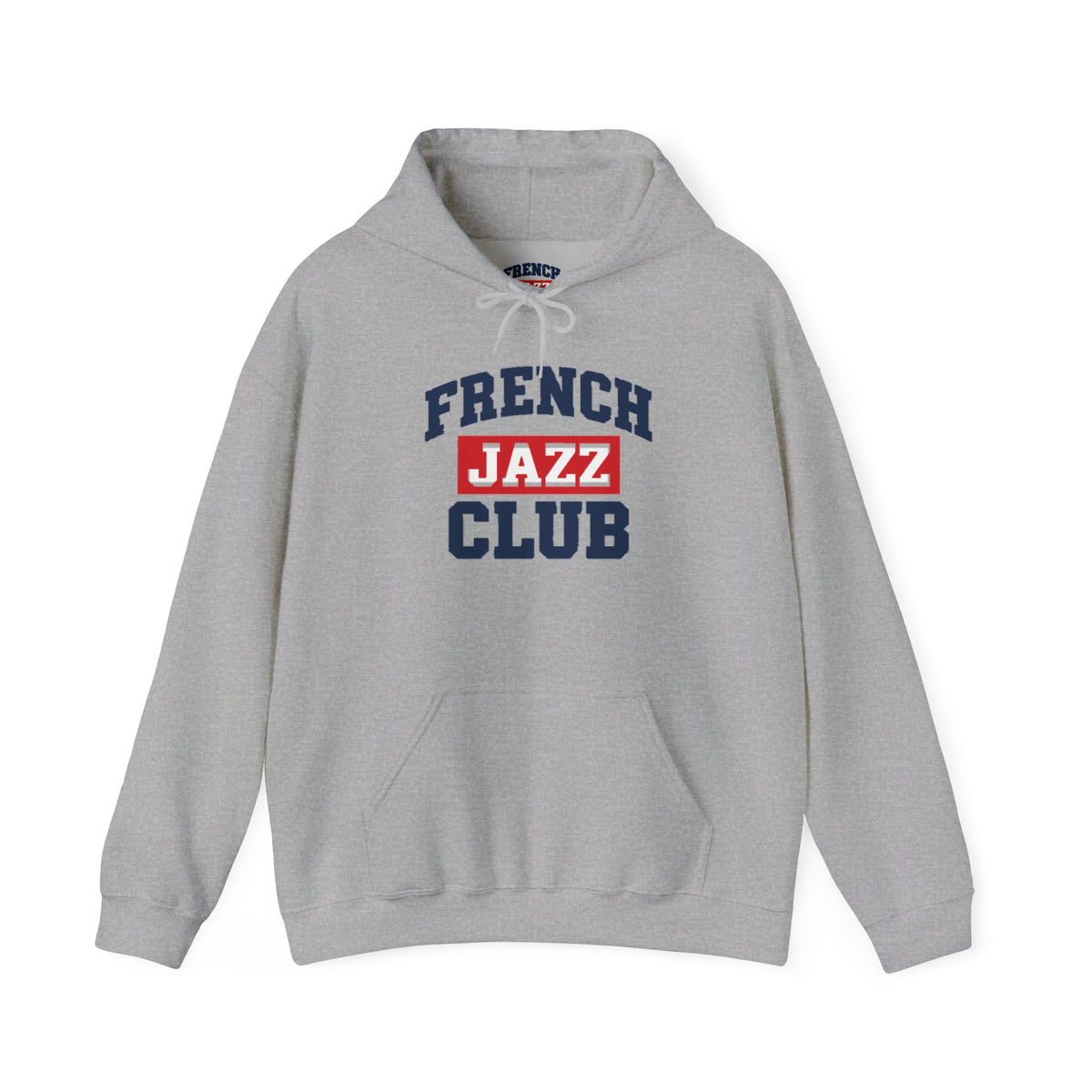 French Jazz Club Hoodie | Retro Collegiate Music Logo