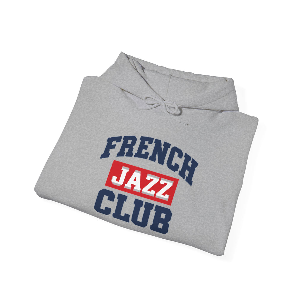 French Jazz Club Hoodie | Retro Collegiate Music Logo