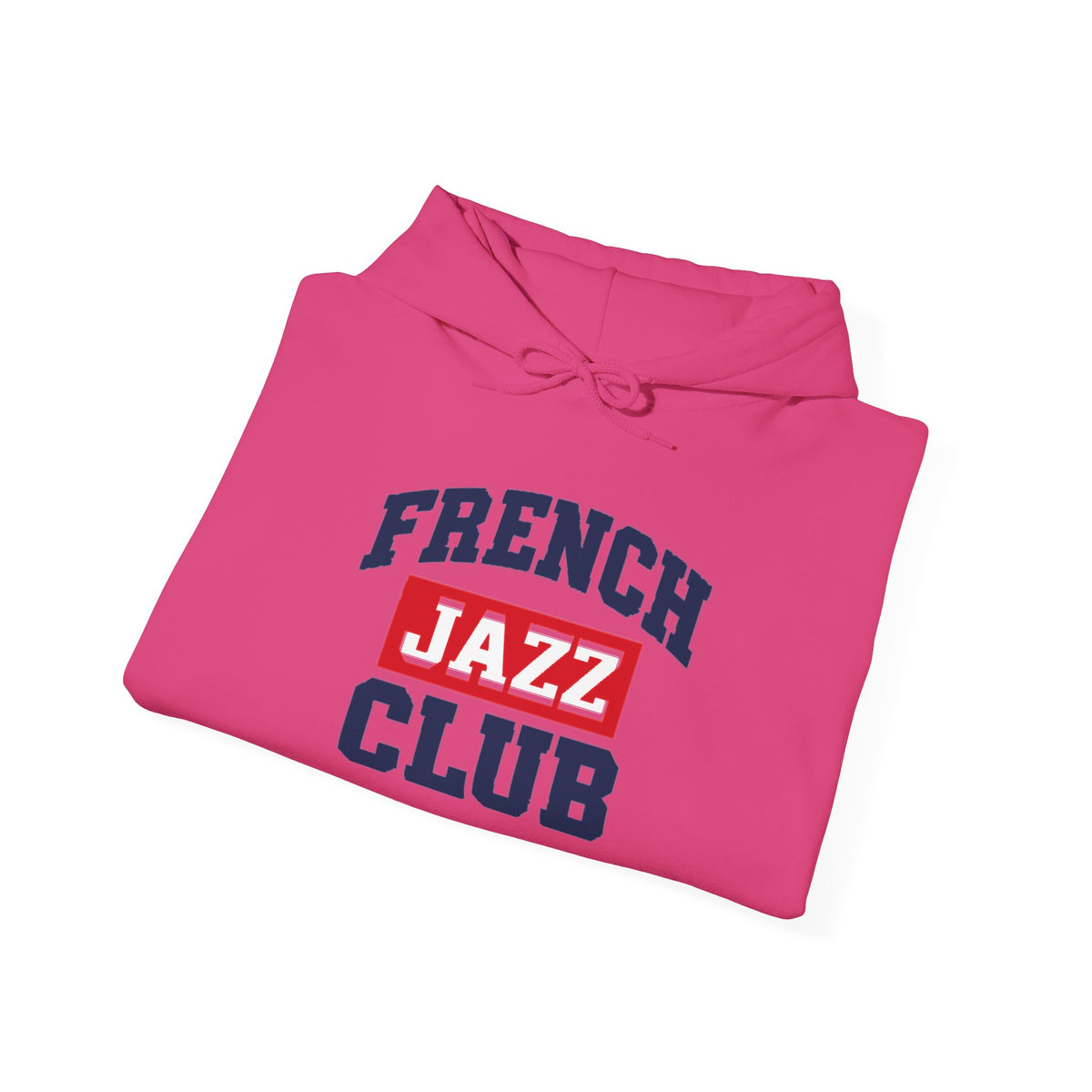 French Jazz Club Hoodie | Retro Collegiate Music Logo