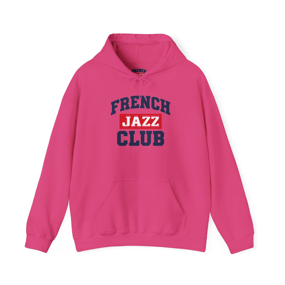 French Jazz Club Hoodie | Retro Collegiate Music Logo