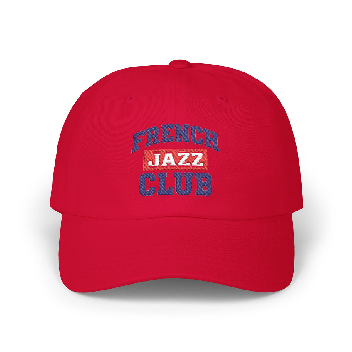 French Jazz Club Dad Cap | Embroidered Vintage Script