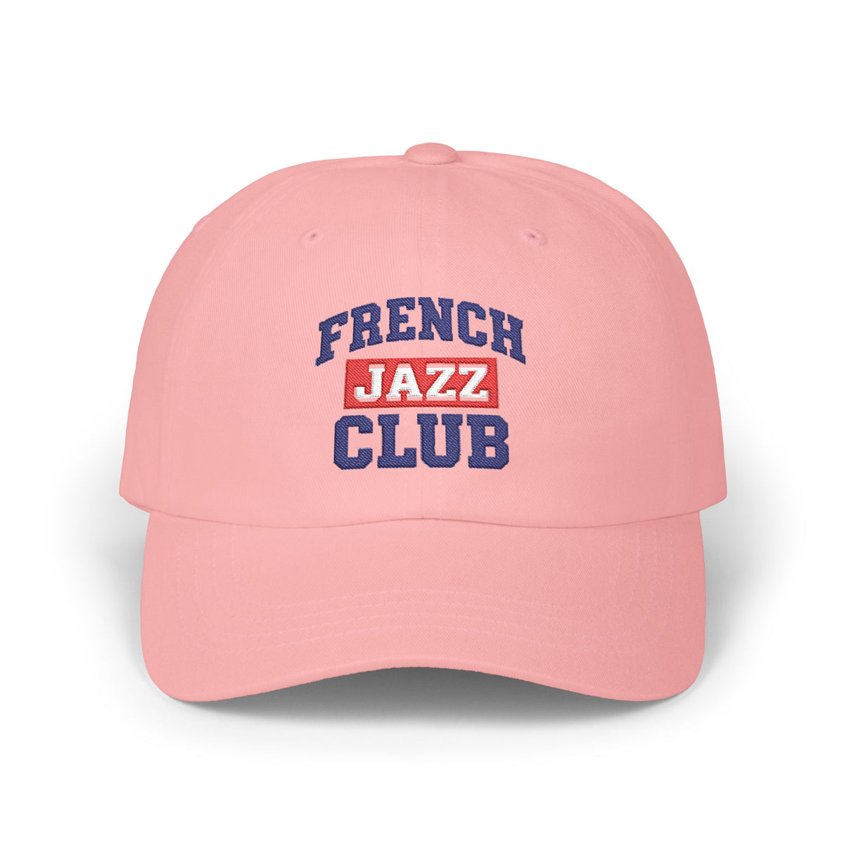 French Jazz Club Dad Cap | Embroidered Vintage Script