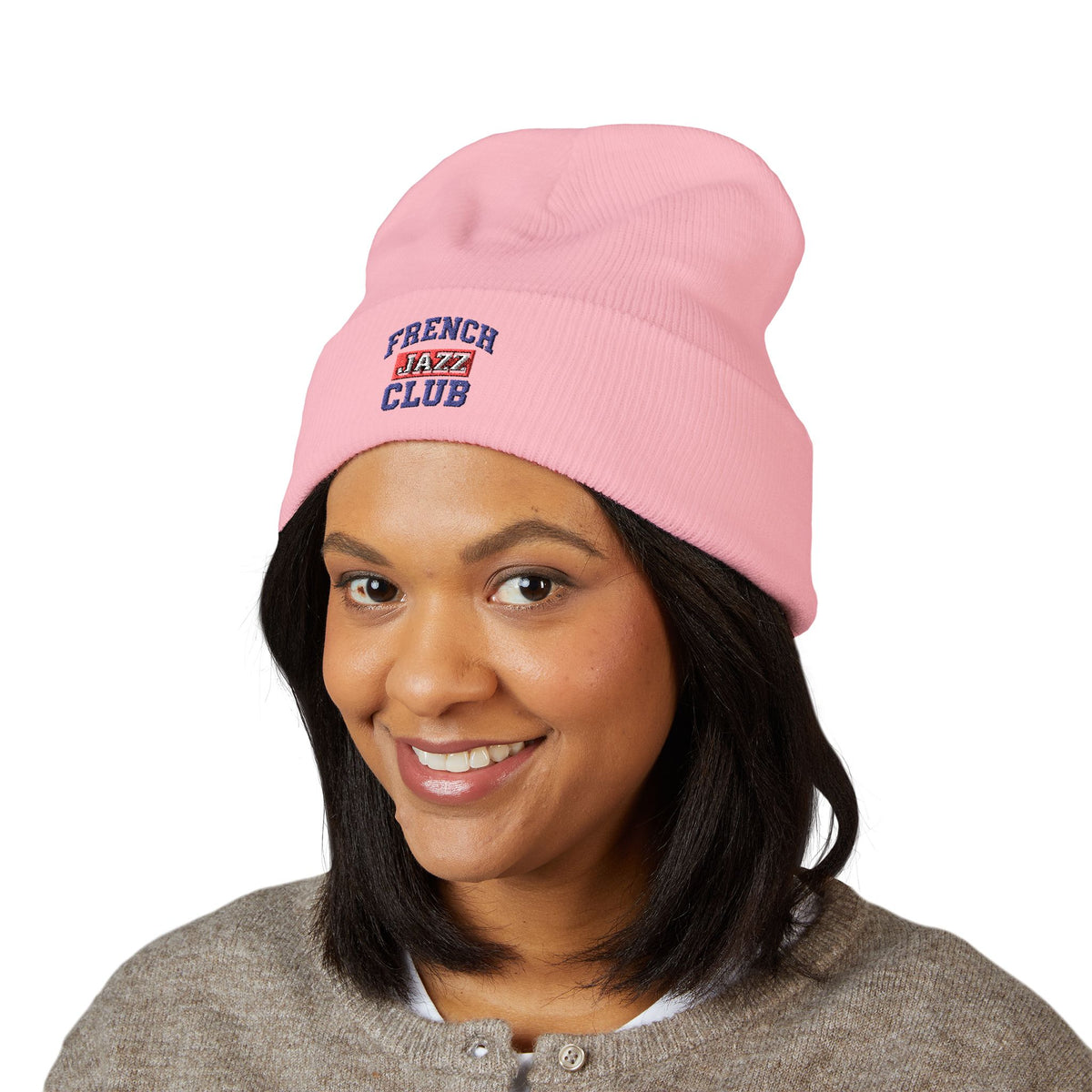 Embroidered Member Logo Cuffed Beanie